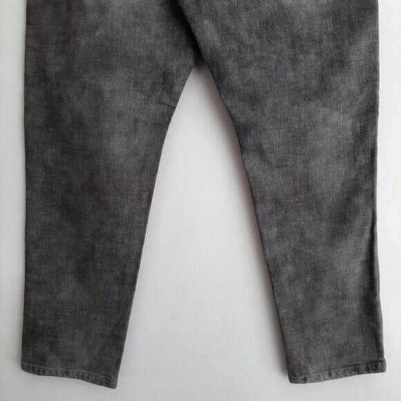 MICHAEL KORS / Jewelled Gem Pocket Cropped Skinny Jeans Grey Sz 10 - Picture 9 of 11